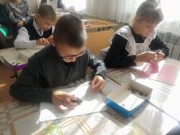 Открытое занятие во 2б классе по ручному труду
