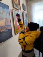 Посещение выставки городских художников