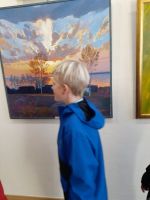 Посещение выставки городских художников