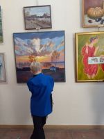 Посещение выставки городских художников