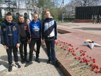 Возложение цветов к мемориалу “Вечный огонь”
