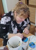 Рисование на спиле