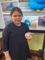Пластилиновая синичка