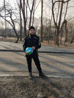 Футбол на прогулке
