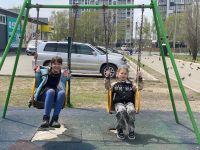 Весенняя прогулка в сквер